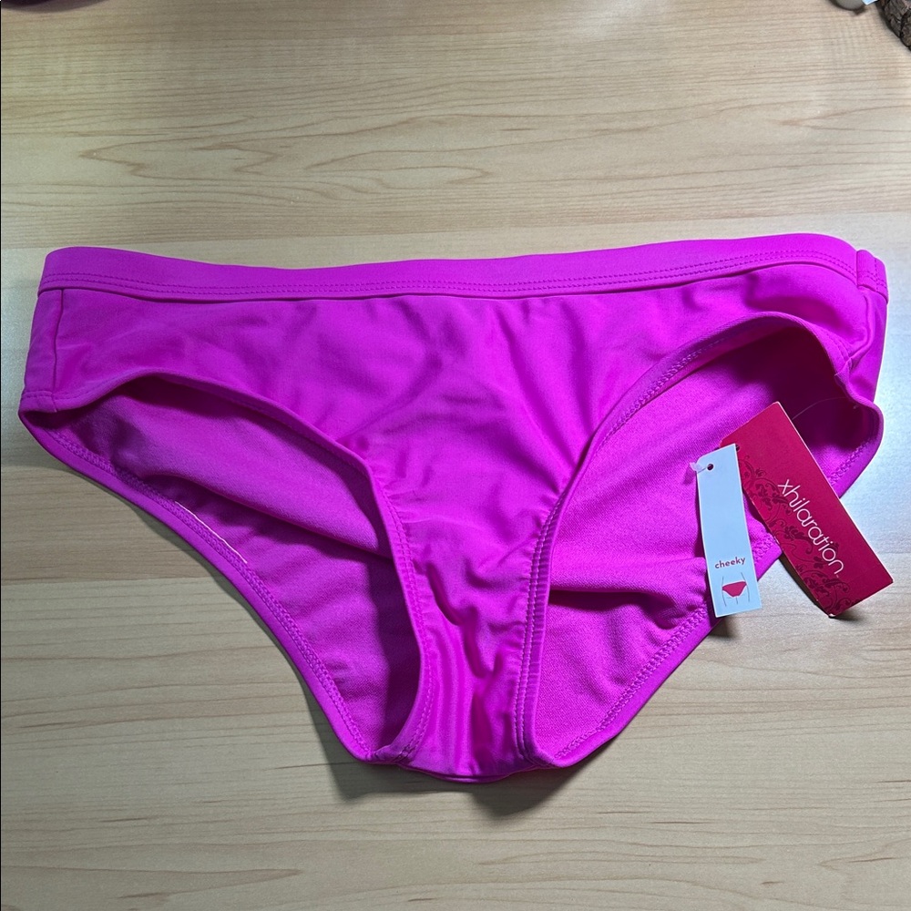 Women's Bright Pink Swim Bottom